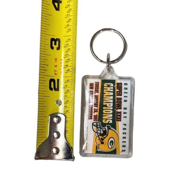 Green Bay Packers NFL Superbowl XXXI Championship January 26, 1997 Keychain - Picture 4 of 5
